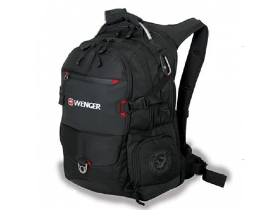 Рюкзак WENGER «PEAK», черный, полиэстер, 34х23х50 см, 30 л, 1,485 кг