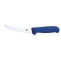 Кухонный нож Victorinox Fibrox Boning 12 см узкий обвалочный с синей ручкой