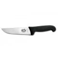 Кухонный нож Victorinox Fibrox Butcher 16 см с черной ручкой