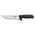 Кухонный нож Victorinox Fibrox Butcher 18 см с черной ручкой