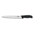 Кухонный нож Victorinox Fibrox Slicing 25 см с черной ручкой