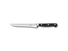 Кухонный нож Victorinox Forged Steak German Type 15 см волн. с черн. нейлоновой ручкой