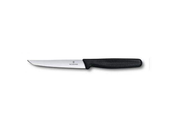 Кухонный нож Victorinox Steak 11 см с черной ручкой