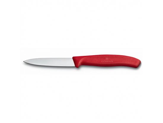 Кухонный нож VictorinoxSwissClassic Paring 8 см с красной ручкой