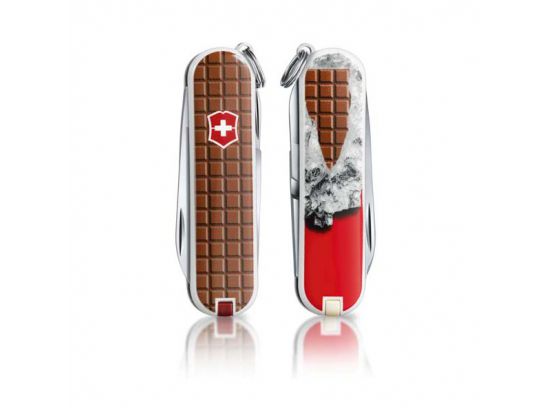 Victorinox CLASSIC Chocolate 58мм/1сл/7предм/цветн/чехол /ножн